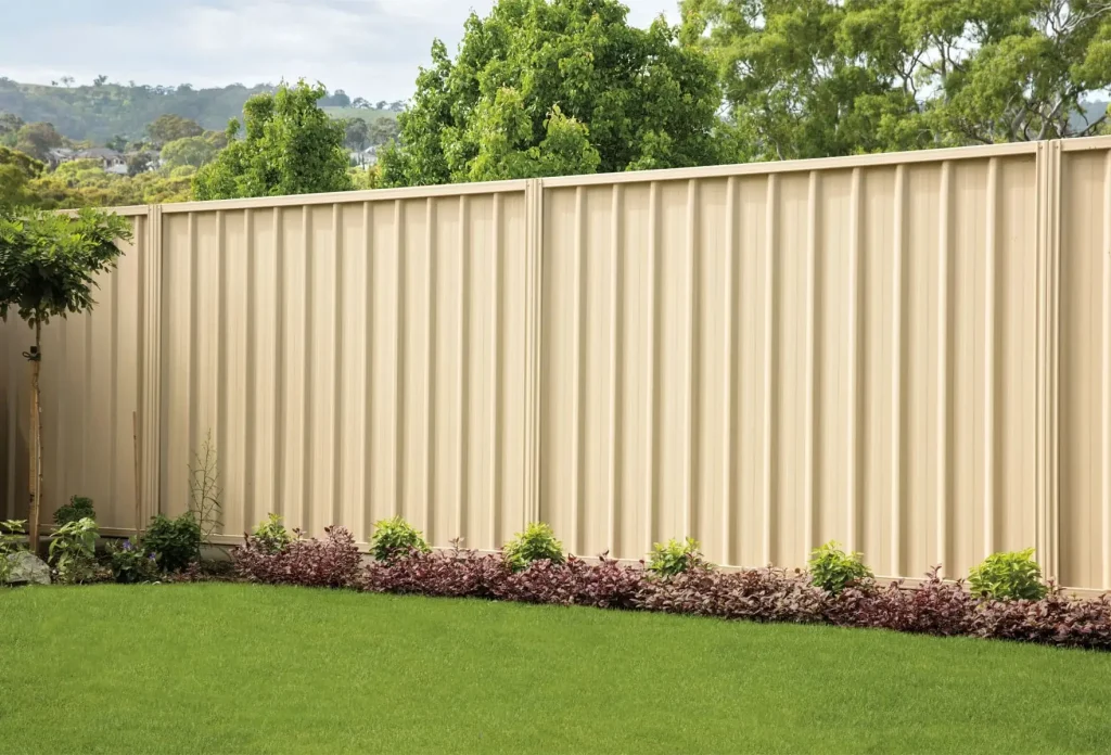 Colorbond fence