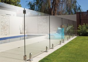 Glass pool fencing